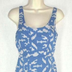 SILENCE + NOISE sz 2 dress Ikat Tribal Box Pleats